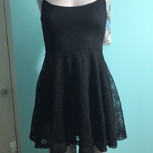 H&M Dresses - Black lace skater dress H&M Dresses - Black lace skater dress